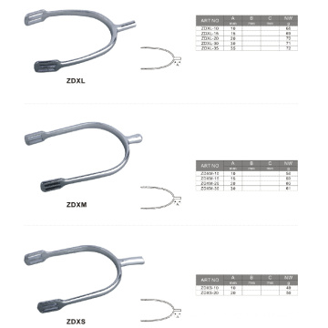 Esporão de aço inoxidável Spur Classic Spurs para cavalo para crianças